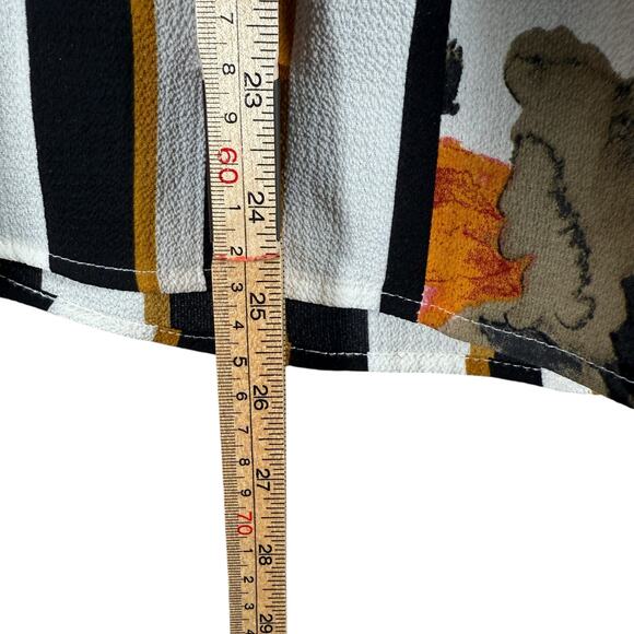 Fig & Flower Striped Floral Blouse | Mixed Print Boho Top | Size Small - Picture 11 of 12